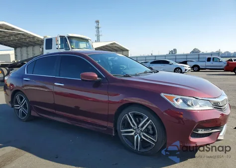 2016 Honda Accord Sport z USA, uszkodzony, nr VIN 1HGCR2F55GA051470